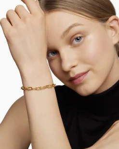 DY Madison® Chain Bracelet 18K Yellow Gold, 6mm