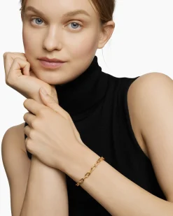 DY Madison® Chain Bracelet 18K Yellow Gold, 6mm