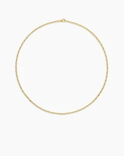 DY Madison® Chain Necklace 18K Yellow Gold, 3mm