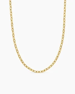DY Madison® Chain Necklace 18K Yellow Gold, 6mm