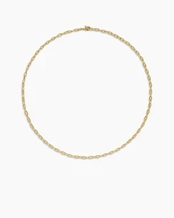 DY Madison® Chain Necklace 18K Yellow Gold, 3mm