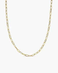 DY Madison® Chain Necklace 18K Yellow Gold, 4mm