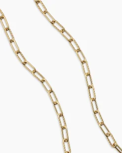 DY Madison® Chain Necklace 18K Yellow Gold, 4mm