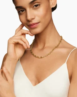 DY Madison® Chain Necklace 18K Yellow Gold, 6mm