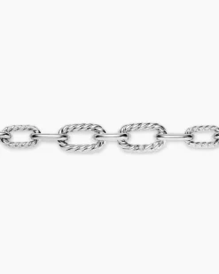 DY Madison® Chain Necklace Sterling Silver with 18K Yellow Gold, 8.5mm