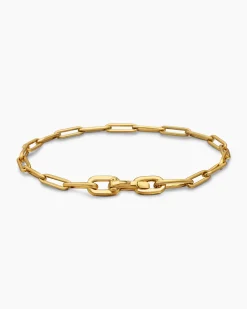 DY Madison® Link Bracelet 18K Yellow Gold, 3.5mm