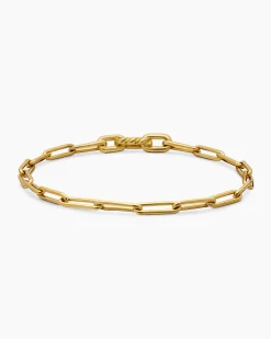 DY Madison® Link Bracelet 18K Yellow Gold, 3.5mm
