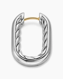 DY Madison® Smooth Hoop Earrings Sterling Silver, 24.3mm