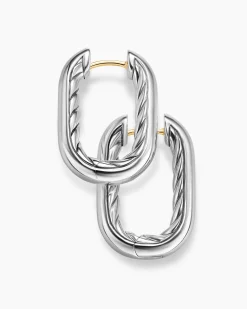 DY Madison® Smooth Hoop Earrings Sterling Silver, 24.3mm