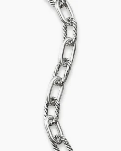 DY Madison® Toggle Chain Bracelet Sterling Silver with 18K Yellow Gold, 11mm