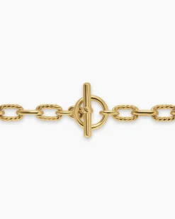 DY Madison® Toggle Chain Bracelet 18K Yellow Gold, 5.5mm