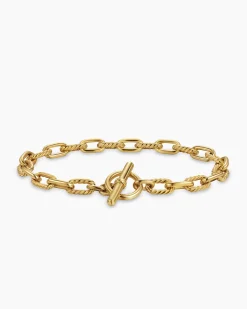 DY Madison® Toggle Chain Bracelet 18K Yellow Gold, 5.5mm