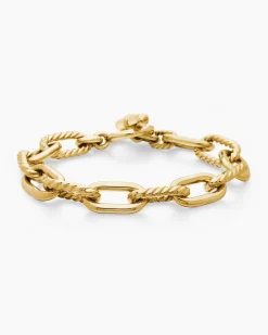 DY Madison® Toggle Chain Bracelet 18K Yellow Gold, 11mm