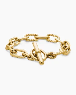 DY Madison® Toggle Chain Bracelet 18K Yellow Gold, 11mm