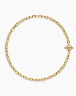 DY Madison® Toggle Chain Necklace 18K Yellow Gold, 5.5mm