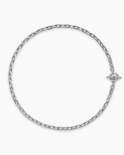DY Madison® Toggle Chain Necklace Sterling Silver, 5.5mm