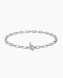 DY Madison® Toggle Chain Necklace Sterling Silver, 8.5mm