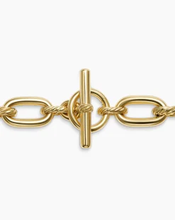 DY Madison® Toggle Necklace 18K Yellow Gold, 13.5mm
