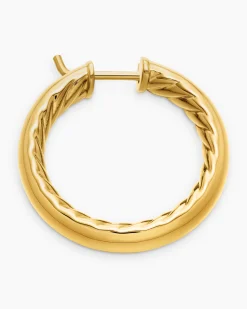 DY Mercer® Hoop Earrings 18K Yellow Gold, 25.4mm