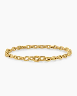 DY Mercer® Petite Chain Bracelet 18K Yellow Gold, 4.5mm