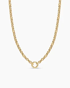 DY Mercer® Petite Chain Necklace 18K Yellow Gold, 4.5mm