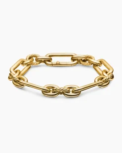 Lexington Chain Bracelet 18K Yellow Gold, 9.8mm