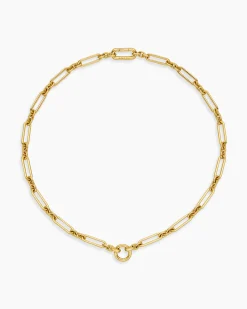 Lexington Chain Necklace 18K Yellow Gold, 6.5mm