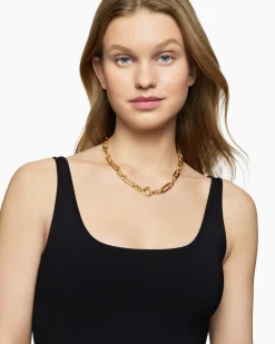 Lexington Chain Necklace 18K Yellow Gold, 9.8mm