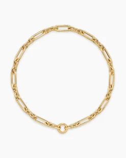 Lexington Chain Necklace 18K Yellow Gold, 9.8mm