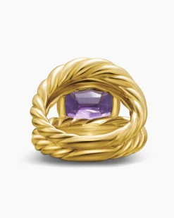 Marbella Ring 18K Yellow Gold with Amethyst, 20mm