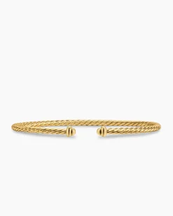 Micro Cablespira® Flex Bracelet 18K Yellow Gold, 2.6mm