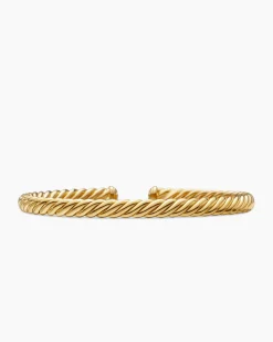 Modern Oval Cablespira® Bracelet 18K Yellow Gold, 4.5mm