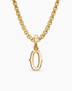 Number Zero Amulet 18K Yellow Gold, 14.8mm
