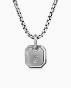 Octagonal Amulet Platinum, 15mm