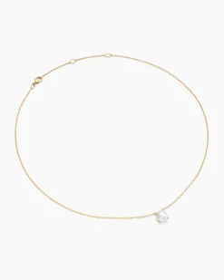 Pearl Classics Necklace 18K Yellow Gold with Diamonds, 6.5mm