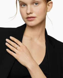 Petite Helena Ring 18K Yellow Gold with Pearls and Diamonds, 2.5mm