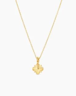 Petite Modern Renaissance® Pearl Pendant Necklace 18K Yellow Gold with Pearls and Center Diamond, 7.3mm