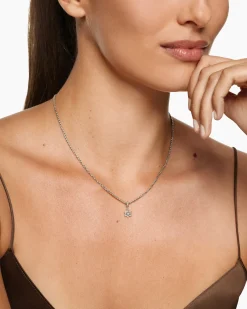 Petite Star of David Amulet Sterling Silver with Diamond, 7.7mm
