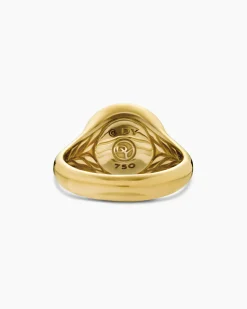 Petrvs® Lion Pinky Ring 18K Yellow Gold, 15mm
