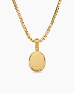 Petrvs® Petite Scarab Amulet 18K Yellow Gold with Carnelian, 12.1mm