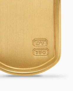 Pyramid Tag 18K Yellow Gold, 35mm