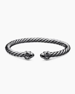 Renaissance® Classic Cable Bracelet Blackened Silver, 5mm