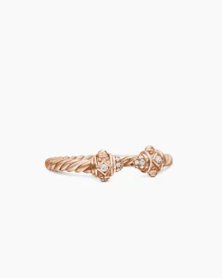 Renaissance® Ring 18K Rose Gold with Diamonds, 2.3mm