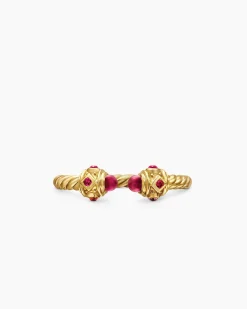 Renaissance® Ring 18K Yellow Gold with Rubies, 2.3mm