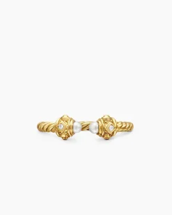 Renaissance® Ring 18K Yellow Gold with Pearls and Diamonds, 2.3mm