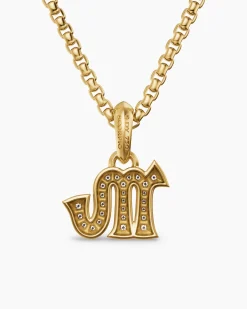 Scorpio Amulet 18K Yellow Gold with Diamonds, 16mm
