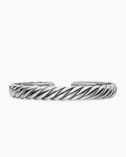 Sculpted Cable Flex Bracelet Sterling Silver, 7.5mm