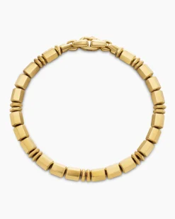 Spiritual Beads Bracelet 18K Yellow Gold, 6mm