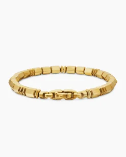 Spiritual Beads Bracelet 18K Yellow Gold, 6mm