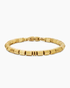 Spiritual Beads Bracelet 18K Yellow Gold, 6mm